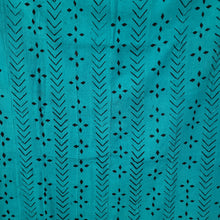 Load image into Gallery viewer, Green Black Mud Cloth