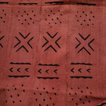 Load image into Gallery viewer, Orange Arrow & Pattern Mud Cloth