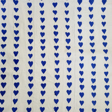 Load image into Gallery viewer, White Blue Mud Cloth