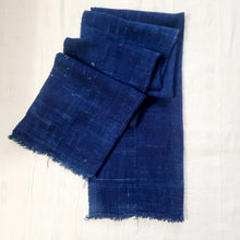 Load image into Gallery viewer, Vintage Indigo Mud Cloth Scarf