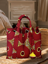 Load image into Gallery viewer, Kadi African Print Tote Bag
