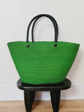 Load image into Gallery viewer, Ghana Shoulder Basket Bag-Light Green