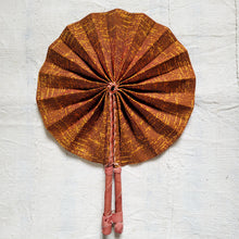 Load image into Gallery viewer, Orange African Print Fan