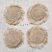 Load image into Gallery viewer, Fringed Drink Coasters