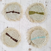 Load image into Gallery viewer, Fringed Drink Coasters