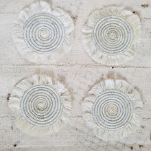 Load image into Gallery viewer, Fringed Drink Coasters