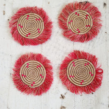Load image into Gallery viewer, Fringed Drink Coasters