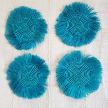 Load image into Gallery viewer, Fringed Drink Coasters