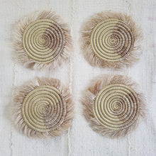 Load image into Gallery viewer, Fringed Drink Coasters