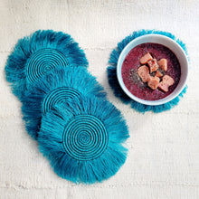 Load image into Gallery viewer, Fringed Drink Coasters