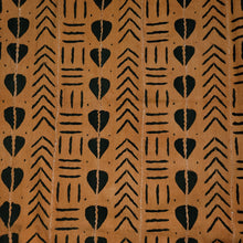 Load image into Gallery viewer, Orange Coffee Bean Mud cloth