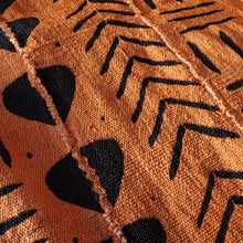 Load image into Gallery viewer, Orange Coffee Bean Mud cloth