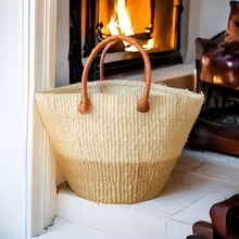 Load image into Gallery viewer, Natural & White Kiondo