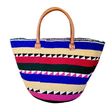 Load image into Gallery viewer, Knit kiondo Basket Bag
