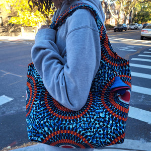 Miata African Print Shoulder Bag