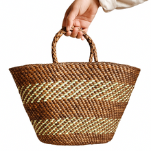 Load image into Gallery viewer, Tanzania Iringa Basket- Chocolate Brown
