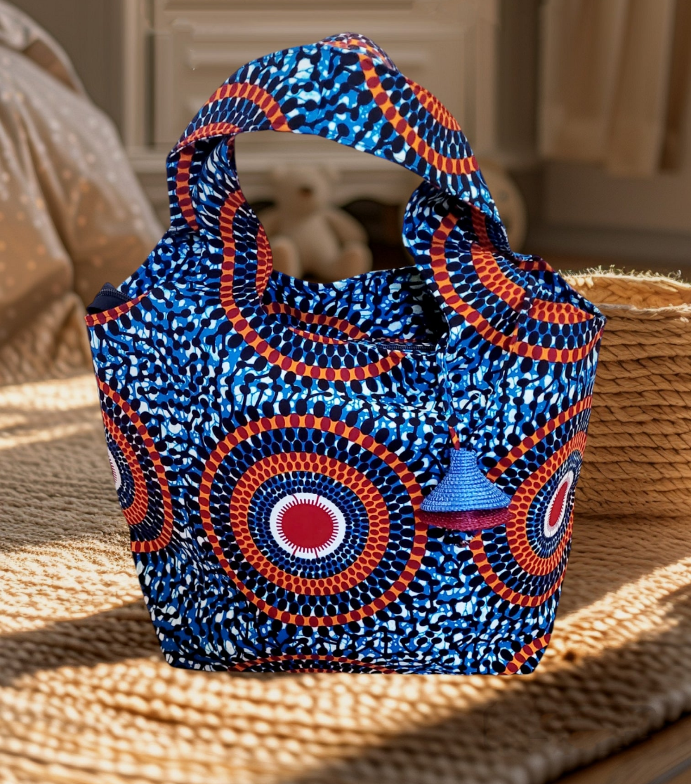 Miata African Print Shoulder Bag