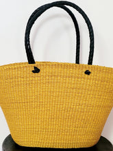 Load image into Gallery viewer, Ghana Shoulder Basket Bag - Yellow
