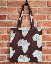 Load image into Gallery viewer, Map of Africa Tote Bag

