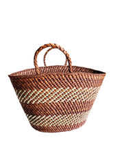 Load image into Gallery viewer, Tanzania Iringa Basket- Chocolate Brown
