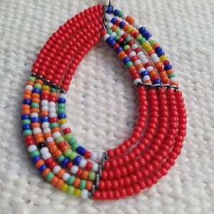 Red Maasia Earrings