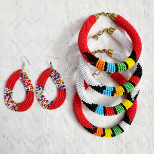 Red Maasia Earrings